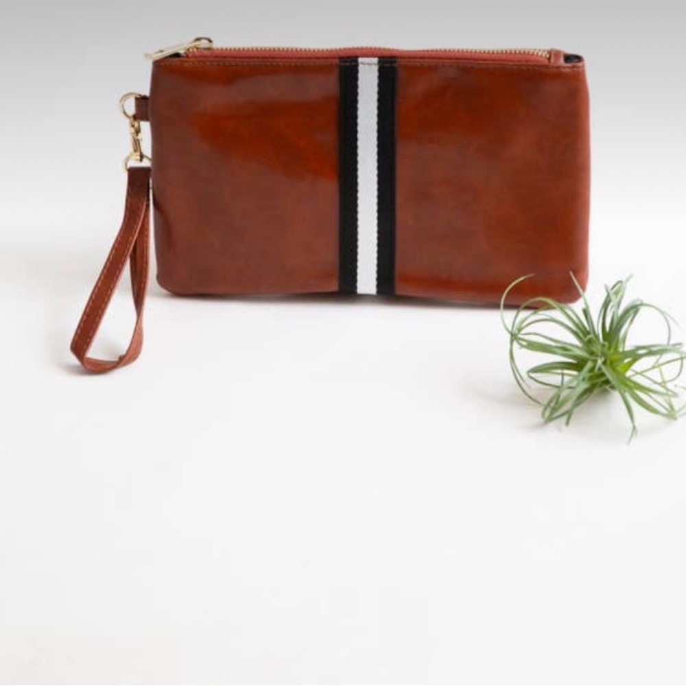 Faux Leather Clutch